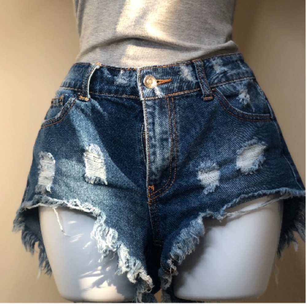 Blue denim jeans